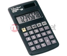 Men's Vector Vector DK-055 Pocket Calculator, Juodas