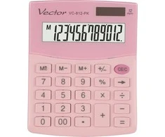 Men's Vector VEKTORINIS SKAIČIUOKLIS BIURO KAV VC-812 PK Rožinis