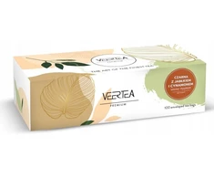 VEERTEA PREMIUM juodoji arbata „Žiemos obuolių pyragas“ su obuoliais ir cinamonu, 100 arbatos pakelių
