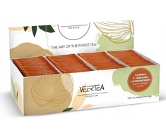 VEERTEA PREMIUM juodoji arbata „Žiemos obuolių pyragas“ su obuoliais ir cinamonu, 100 arbatos pakelių