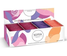 VEERTEA PREMIUM vaisių arbatos rinkinys 100 vokelių