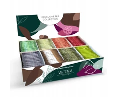 Veertea Premium „Veertea“ arbatos rinkinys, 8 skonių rinkinys – 200 vokelių – tamsiai žalia