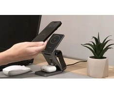 Įkroviklis Vega Bezprzewodowa Įkroviklis 3w1 QI MagSafe na Telefonas Laikrodis Ausinės Proove / Titan Volt
