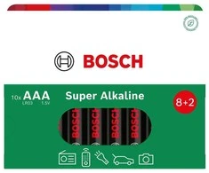Vega Baterija BOSCH 10SZT AAA SUPER ALKALINE LR03SA10B/00