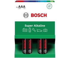 Nezatříděno Vega Baterija BOSCH 4SZT AAA SUPER ALKALINE LR03SA4B/00