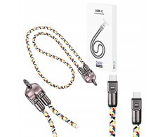 USB kabelis Vega USB-C - USB-C 1,2 m Įvairiaspalvis (36075)