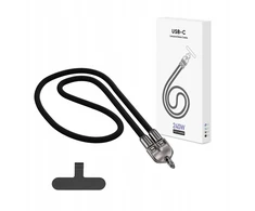 Kabelis USB Vega USB-C - USB-C Juodai-sidabrinė (36044)