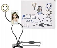 Vega ECOBOX stalinė lempa LED LAMP + UNIVERSALUS HOLDER RING SELFIE LAMP 12W>