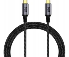 Kabelis USB Vega USB-C - USB-C 1 m Juodas (5904238713594)