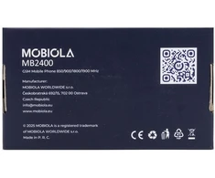 VEGA GSM TELEFONAS MOBIOLA SENJORAMS MB2400 2G BALTA