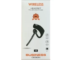 Ausinės Vega SŁUCHAWKA BLUETOOTH NAFUMA LEGEND Juoda EB9 V8>