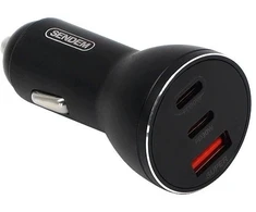 Įkroviklis Vega SENDEM Szybka kroviklis samochodowa 78W 2XPD + USB (35040)