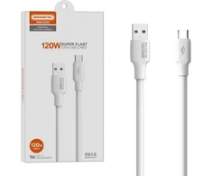 Vega USB-A – USB-C USB kabelis 1 m baltas (32073)