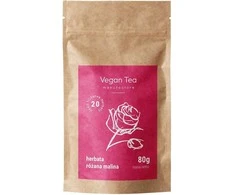 Vegan Tea Rožių ir aviečių baltoji arbata - papildymo pakuotė 80 g