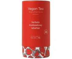 Vegan Tea Braškių ir rabarbarų vaisių arbata 80 g
