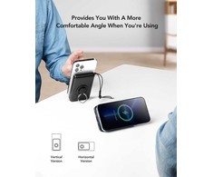 Powerbank compatible with MagSafe Veger MagOn (VP1151 / W1151) PD QC3.0 2A 20W 10000 mAh with wireless charging juodas