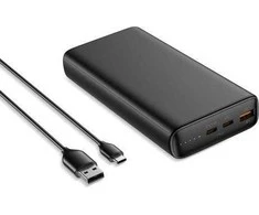 Powerbank Veger T100 (W2032C-100) PD QC3.0 5A 100W 20000 mAh juodas