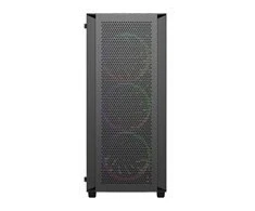 VeinX case BR15A Mid Tower, bez zdroje, 2x USB3.0, 1x USB2.0, 4x 120mm ARGB Fan, 1x ARGB Controller, juoda