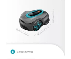 Vejos robotas Gardena Gardena smart SILENO sense 400qm robotic lawn mower