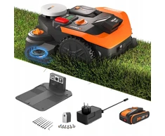 Vejos robotas Worx Landroid Vision Cloud 650m2, stereo camera, RTK WR365E