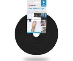 Velcro VELCRO One Wrap juosta, 25 mm pločio, antipireno, juoda, 25 m