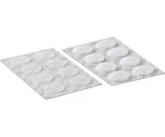Velcro dots samoprzylepne haczyki i pętelki 16 mm x 16 zestawów Baltas