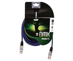 Velleman Profesionalus DMX kabelis XLR 3pin kištukas - XLR 3pin lizdas 10m (PAC104)