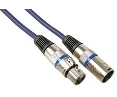 Velleman Profesionalus DMX kabelis XLR 3pin kištukas - XLR 3pin lizdas 10m (PAC104)