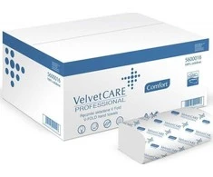 Velvet VELVET celiuliozinės servetėlės, 2 sluoksnių, 6000 lapų, 40 vnt., baltos
