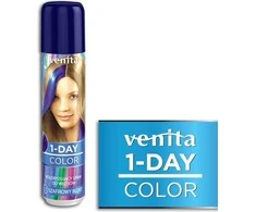 VENITA_1-Day Color safyro mėlynos spalvos plaukų dažų purškiklis 50ml