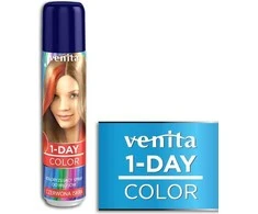Venita 1-Day Color dažantis plaukų purškiklis Raudona Iskra 50ml