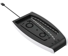 Venom VS5027, stovas, PlayStation 5 Slim, juoda, balta, įvairi, laidinė, 302 mm