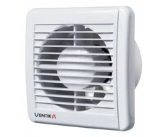 Ventika Ašinis ventiliatorius Ø 100 230V 5.5W 84m3/h 25dB rutuliniai guoliai su judesio jutikliu baltas SOLID SILENT D100SRCR