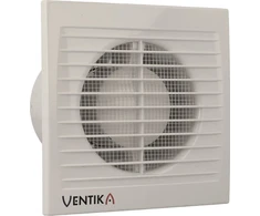 Ventika Ašinis ventiliatorius fi 150 230V 24W 292m3 38dB su laikrodžiu ir drėgmėmatiku SUBTIL D150SH