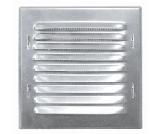 Ventika Metalinė grotelė su tinkleliu 165x165mm chromas WX1CHR