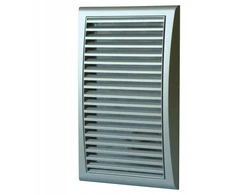 Ventika Vėdinimo grotelės su tinkleliu 172x247mm satinas MW127SAT