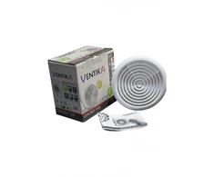 Ventika Lubų ventiliatorius fi150 230V 24W 125m3/h 38dB rutuliniai guoliai standartinis CENTRO D150KSEL