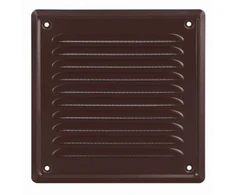 Ventika Vėdinimo apsauga iš plieno 250x250mm milteliniu būdu dažyta ruda WM250BR