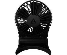 Arctic Cooling ARCTIC Summair 2Go - Galingas nešiojamas ventiliatorius su ypač ilga baterijos veikimo trukme, Juoda, 9,1 cm, 1 ventiliatorius(-iai), 77 val., Nešiojamas ventiliatorius, 1 vnt.