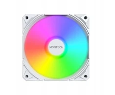 Ventiliatorius Montech E28 ARGB PWM baltas 120 mm ventiliatorius