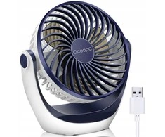 Ventiliatorius Ocoopa D602 tamsiai mėlyna USB