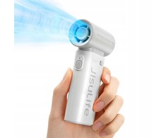 Jisulife rankinis ventiliatorius Life9 3600mAh Portable USB Fan - pilkos spalvos