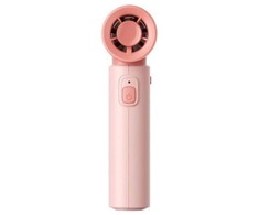 Jisulife rankinis ventiliatorius Life9 3600mAh Portable USB Fan - rožinės spalvos