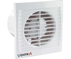 Ventika baltas sieninis ventiliatorius Fi 125 mm su patraukiamu jungikliu Subtil D125Sws Vents Group Vents.d125Sws