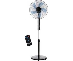 N'OVEEN F455 16"/40 cm stovimas ventiliatorius su pulteliu, Juodas