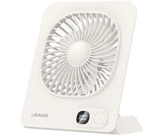 Lightweight Magnetic Desktop Ventiliatorius USAMS baltos spalvos