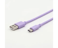 Ventiliatorius ATL DA669A Mini wiatrak usb rankinis biurkowy violetinė