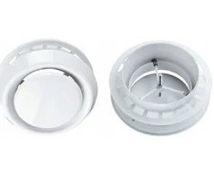 Vents Ventiliacijos difuzorius su flanšu 125 mm, baltas A125WNK