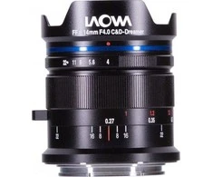Fotoaparato Objektyvas - Laowa 14mm f/4.0 FF RL Zero-D 114° Matymo Kampas 228g
