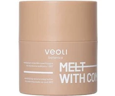 Veoli Botanica „Melt With Comfort“ emulsinis drėkinamasis makiažo valiklis su SPF sausai ir dehidratuotai odai, 40 g